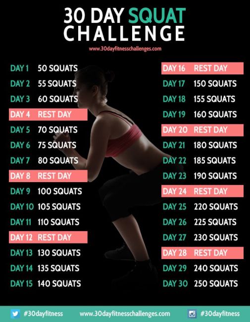 30 day squat challenge
